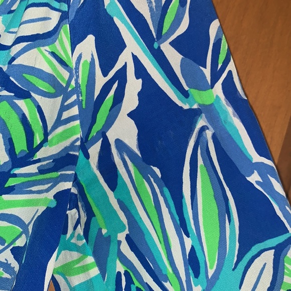 Lilly Pulitzer - Elsa Top - 100% Silk - Bamboo pattern - Sz XS - Picture 4 of 7